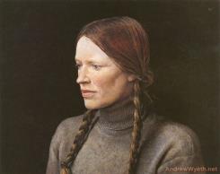 Braids, 1979 by Andrew Wyeth