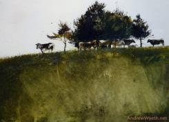 Shadey Trees by Andrew Wyeth